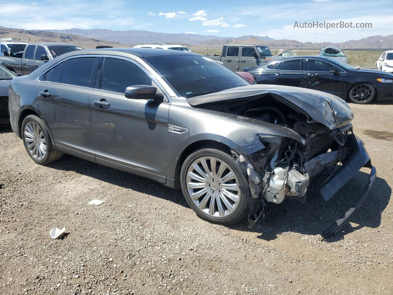 2017 Ford Taurus Sel Серый vin: 1FAHP2E85HG126033