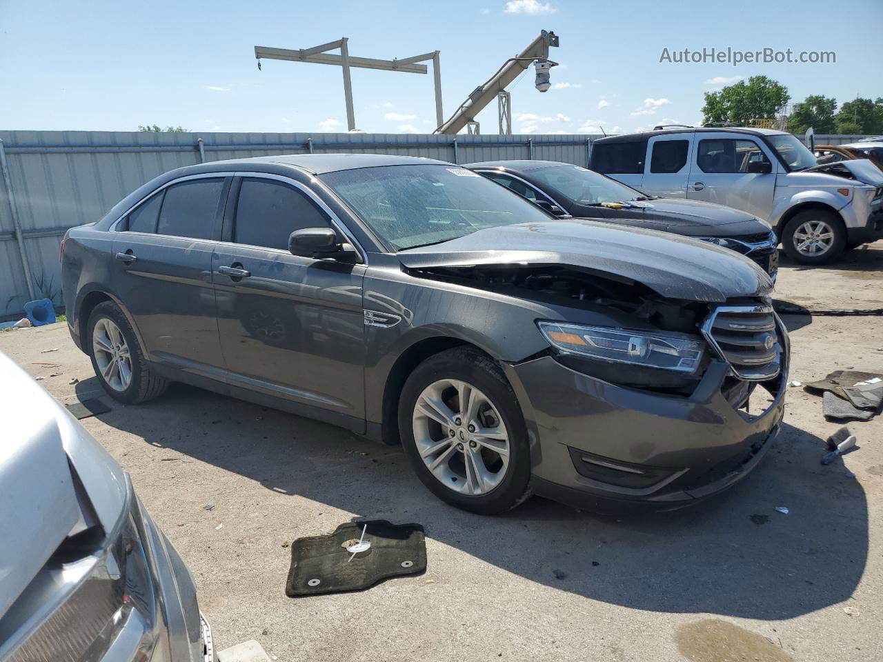 2017 Ford Taurus Sel Gray vin: 1FAHP2E86HG137624