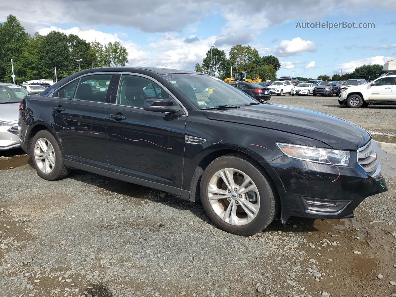 2017 Ford Taurus Sel Черный vin: 1FAHP2E89HG134815