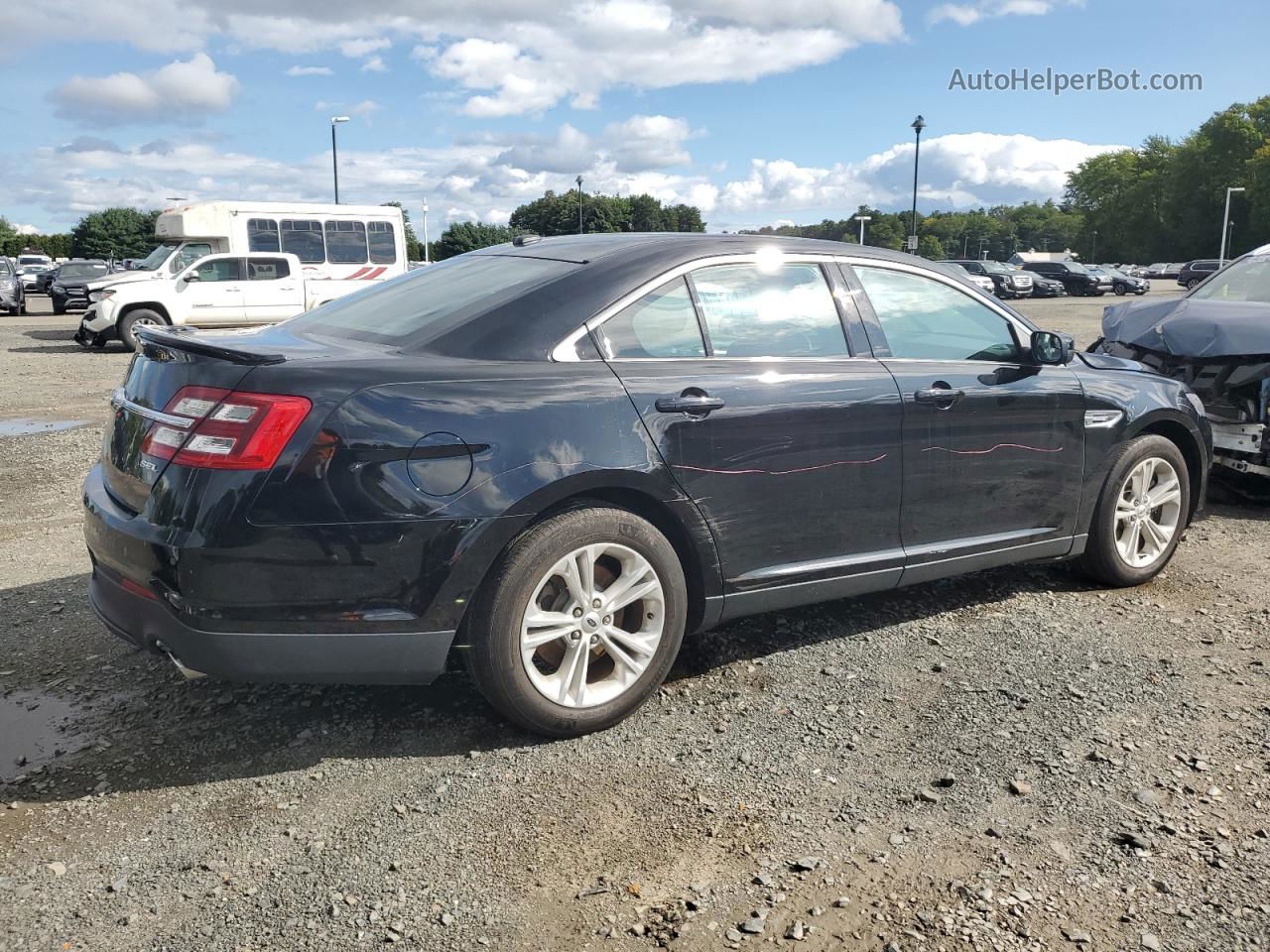 2017 Ford Taurus Sel Черный vin: 1FAHP2E89HG134815