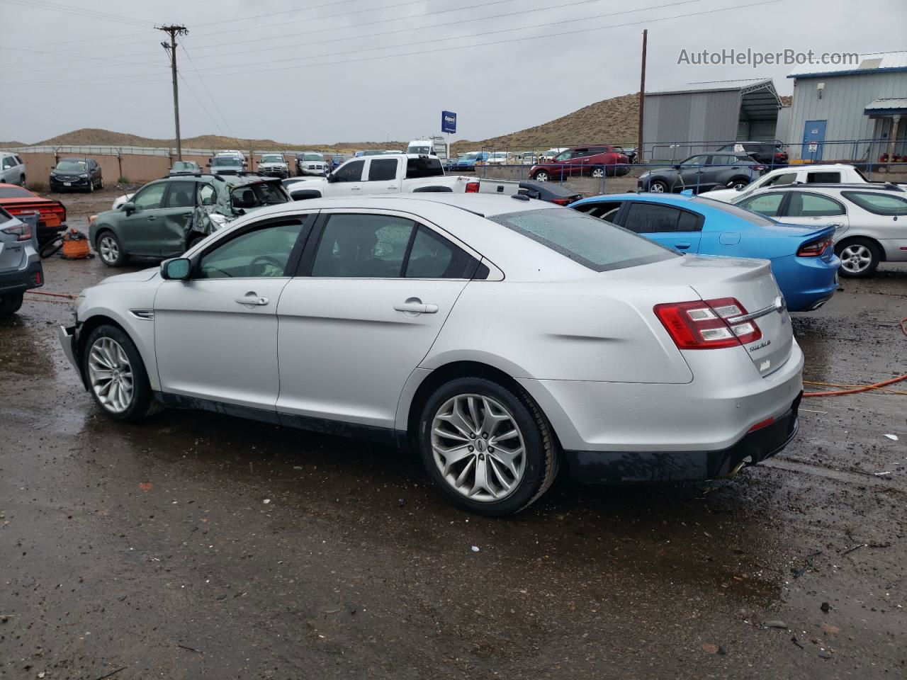 2017 Ford Taurus Limited Silver vin: 1FAHP2F80HG104830