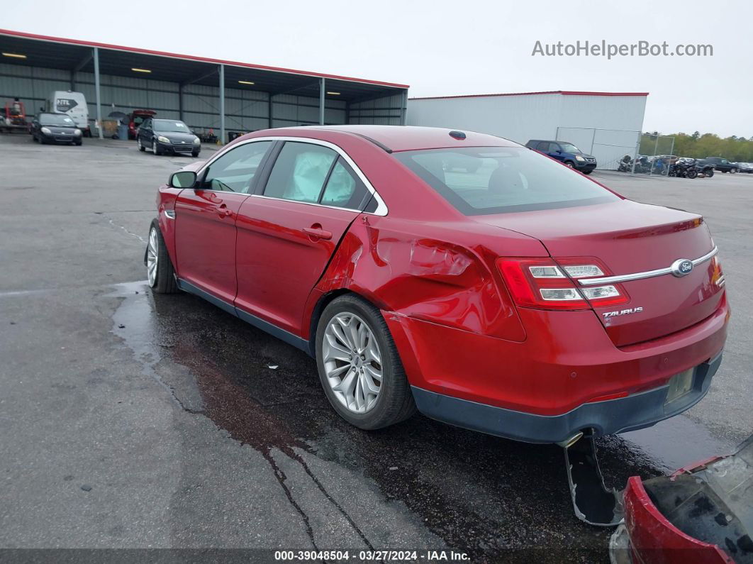 2017 Ford Taurus Limited Красный vin: 1FAHP2F80HG125130