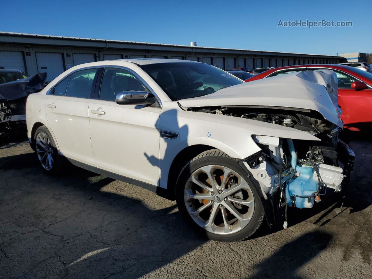 2017 Ford Taurus Limited White vin: 1FAHP2F81HG134984