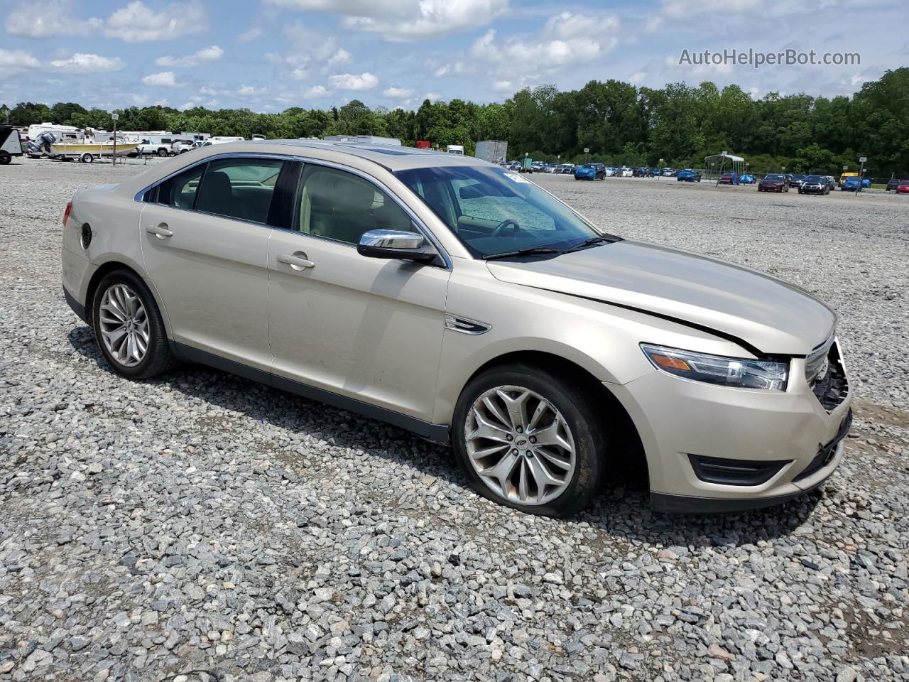 2017 Ford Taurus Limited Tan vin: 1FAHP2F83HG124084