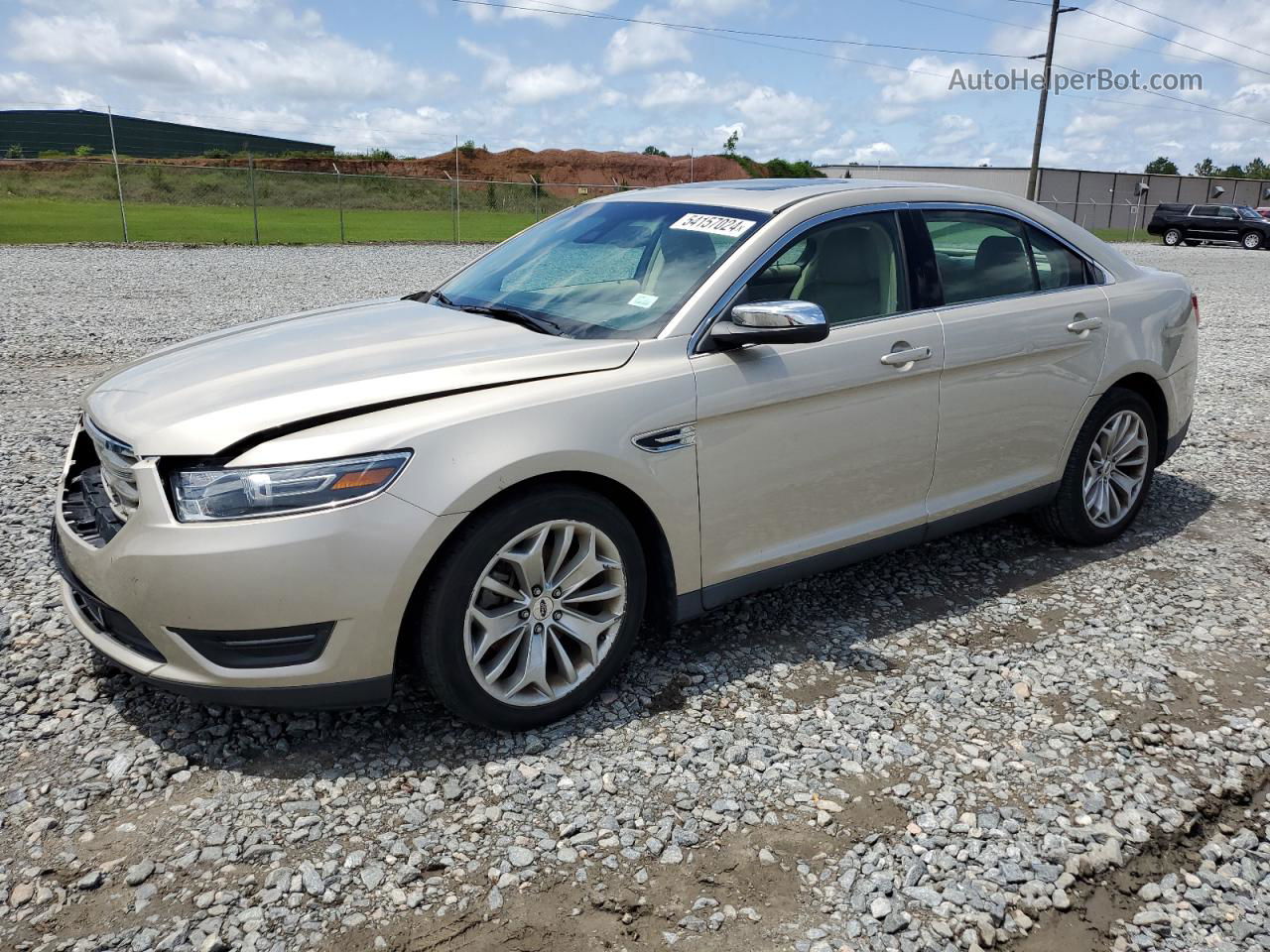 2017 Ford Taurus Limited Tan vin: 1FAHP2F83HG124084