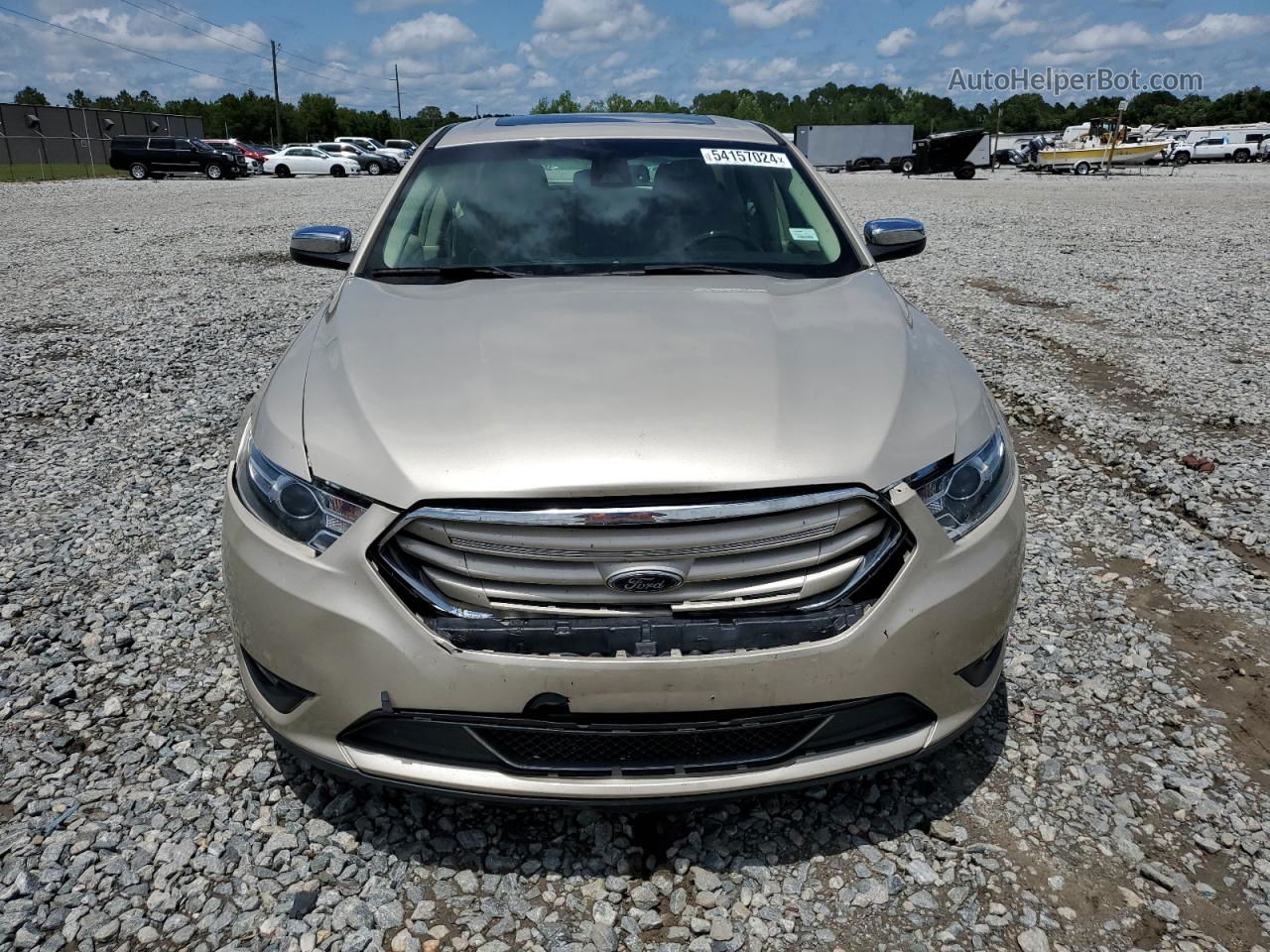 2017 Ford Taurus Limited Желто-коричневый vin: 1FAHP2F83HG124084