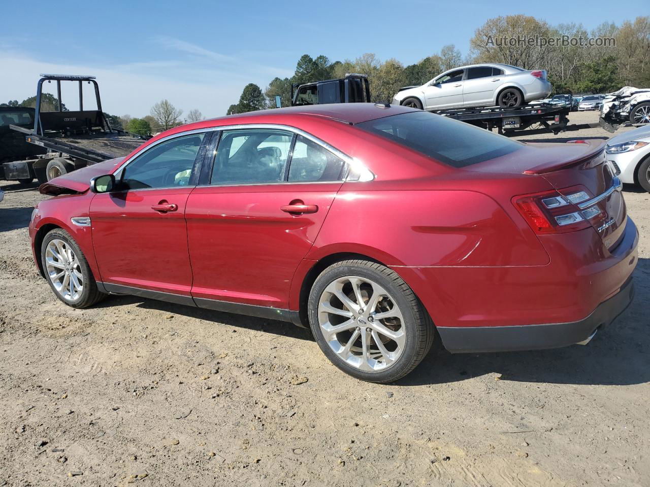 2017 Ford Taurus Limited Красный vin: 1FAHP2F83HG138731