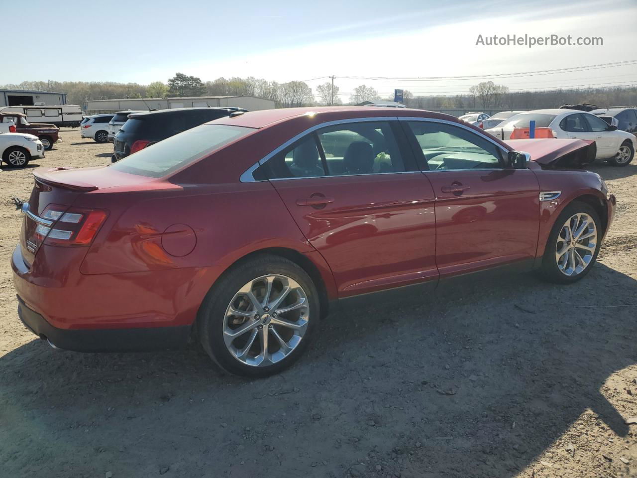 2017 Ford Taurus Limited Красный vin: 1FAHP2F83HG138731