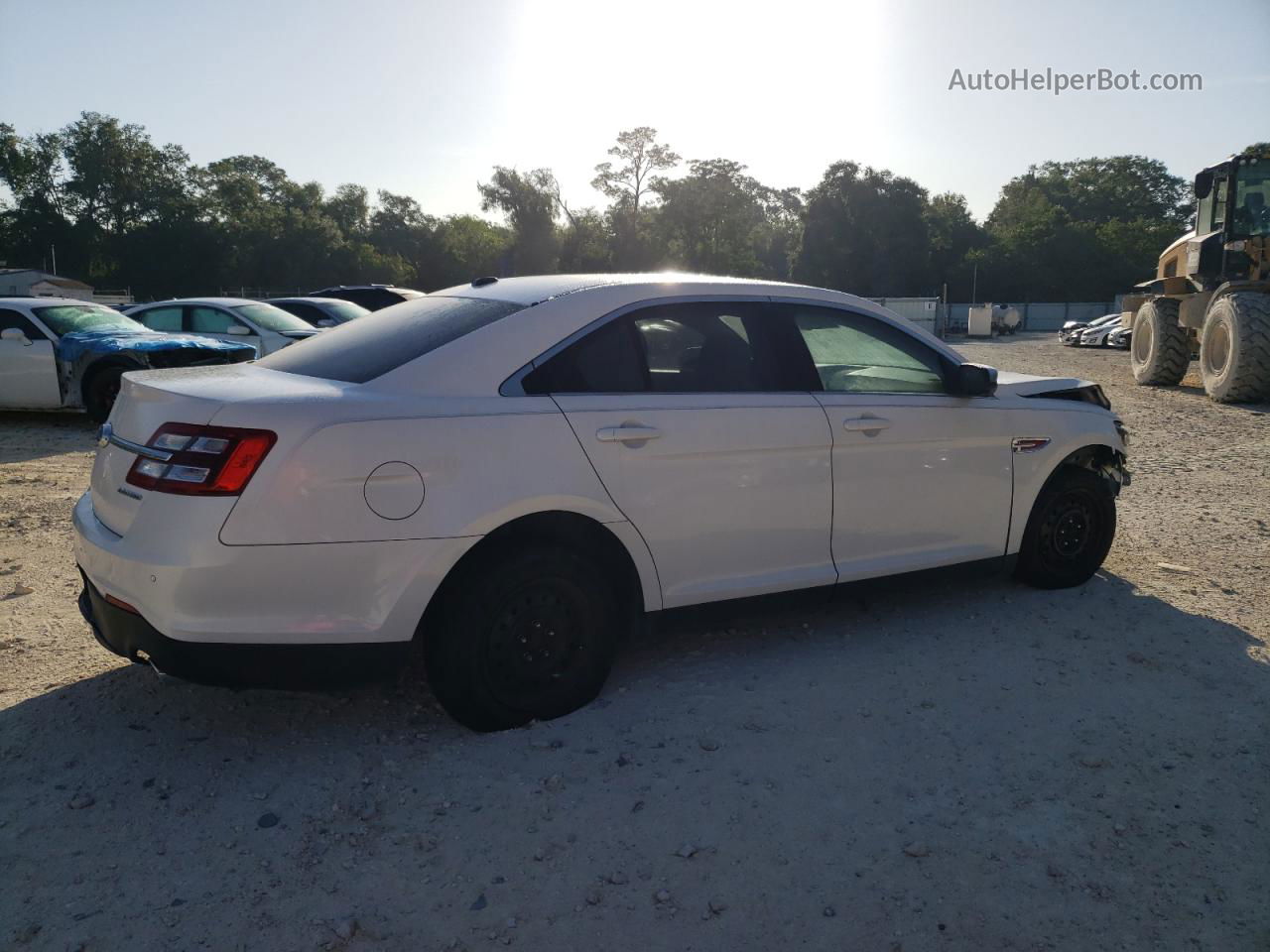 2017 Ford Taurus Limited White vin: 1FAHP2F84HG102210