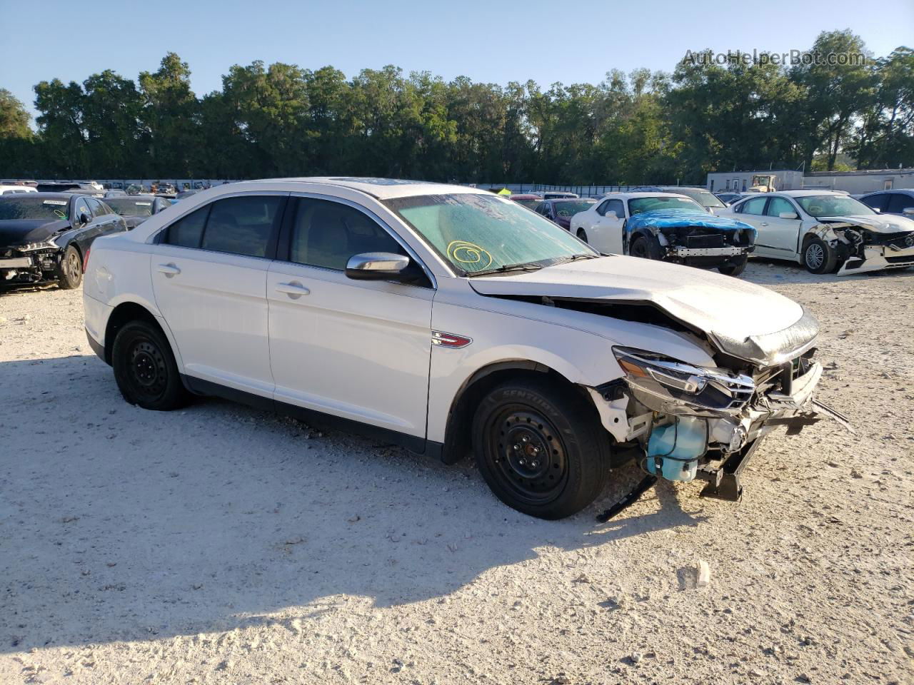 2017 Ford Taurus Limited White vin: 1FAHP2F84HG102210