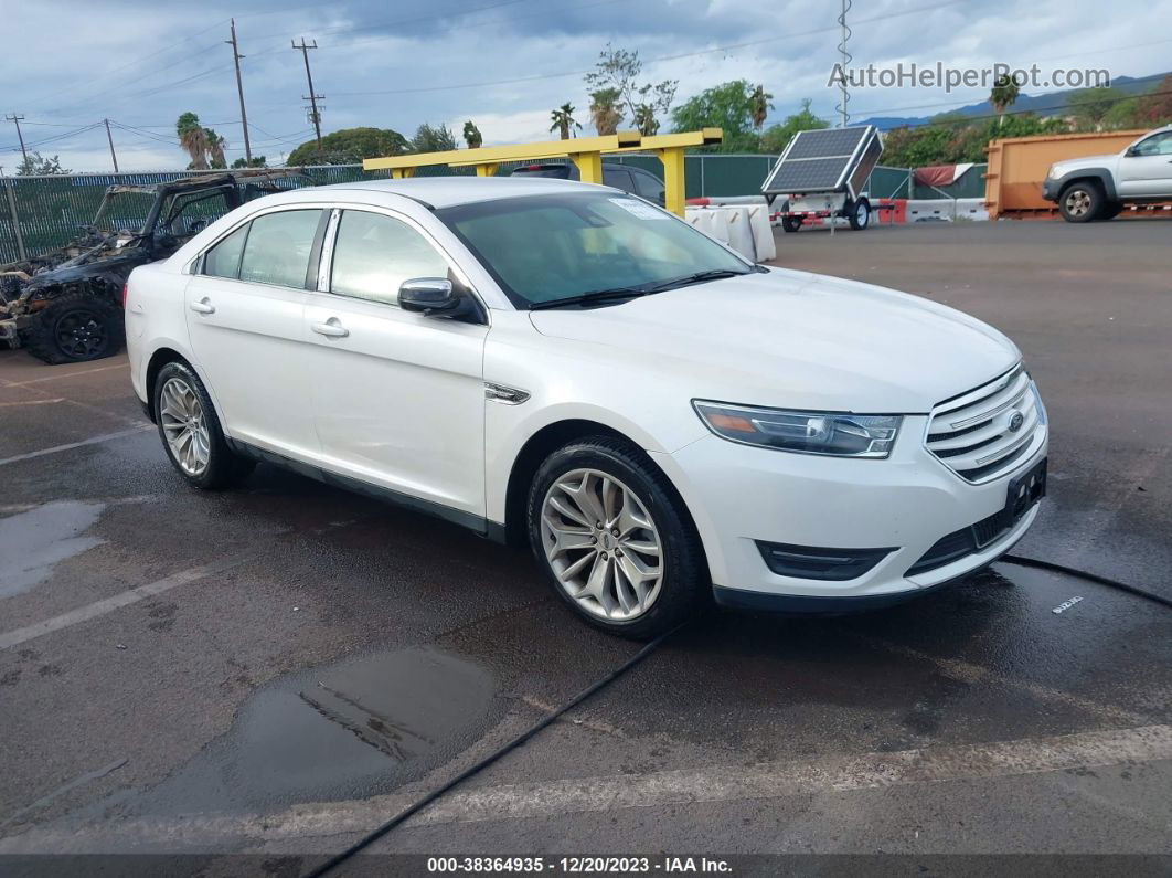 2017 Ford Taurus Limited White vin: 1FAHP2F84HG104667