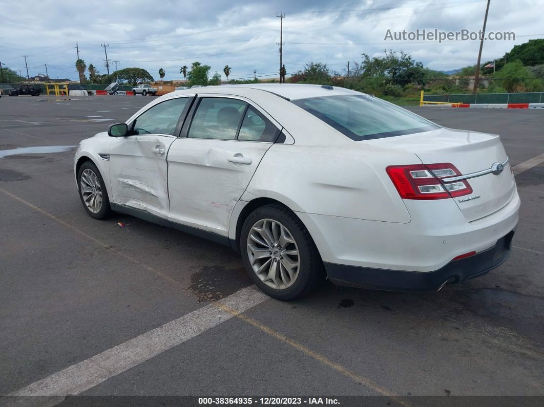 2017 Ford Taurus Limited White vin: 1FAHP2F84HG104667