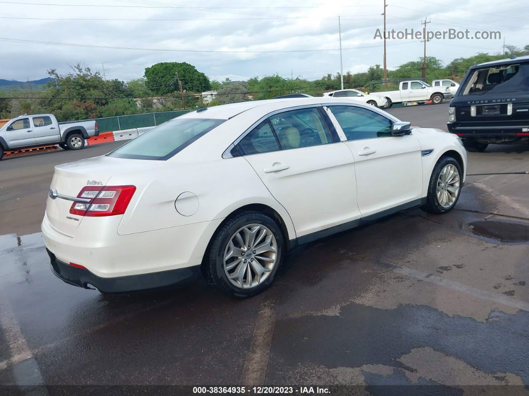 2017 Ford Taurus Limited White vin: 1FAHP2F84HG104667