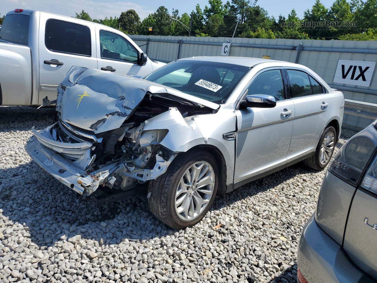 2017 Ford Taurus Limited Silver vin: 1FAHP2F85HG102409