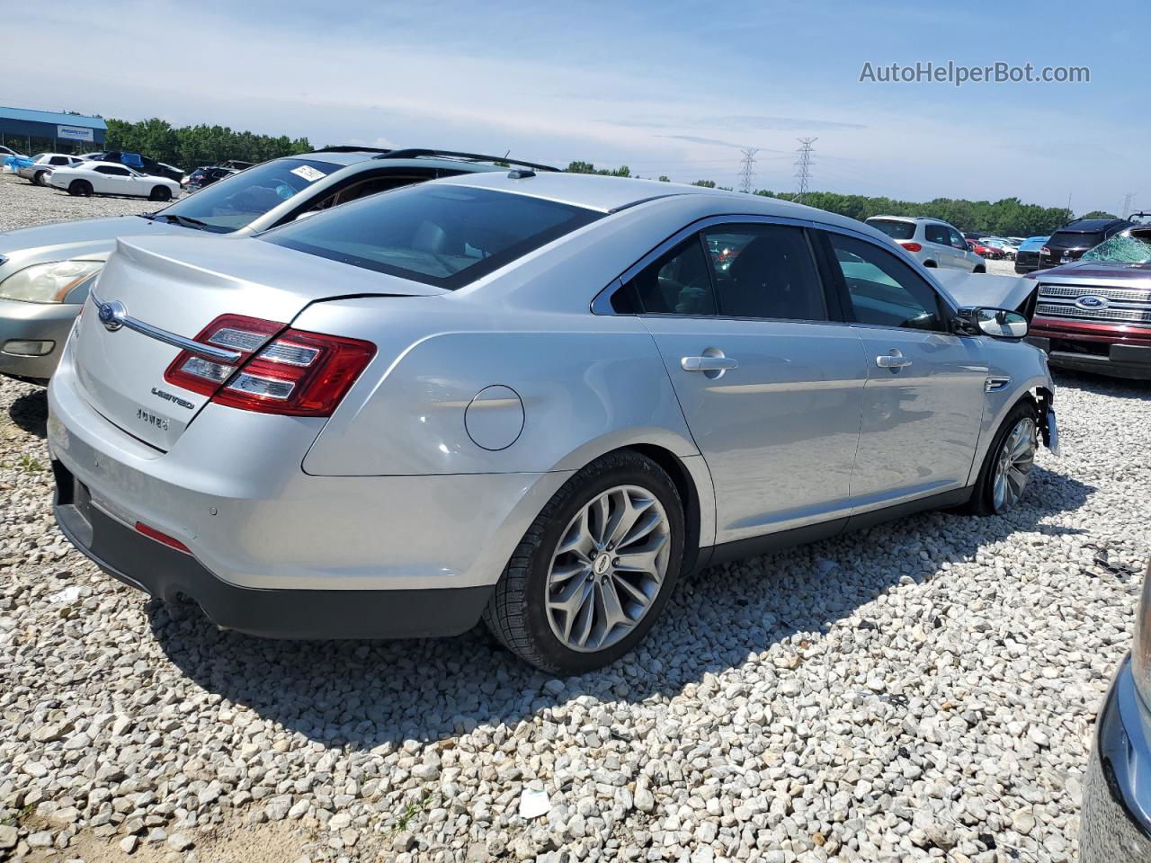 2017 Ford Taurus Limited Серебряный vin: 1FAHP2F85HG102409