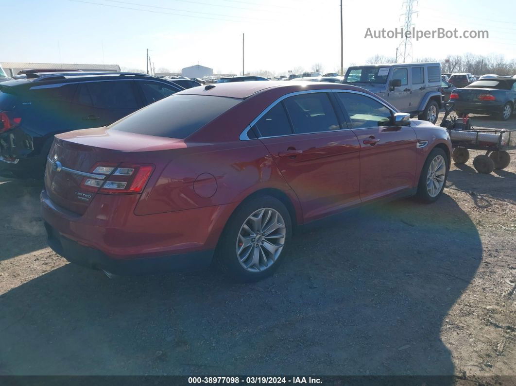 2017 Ford Taurus Limited Red vin: 1FAHP2F85HG110588