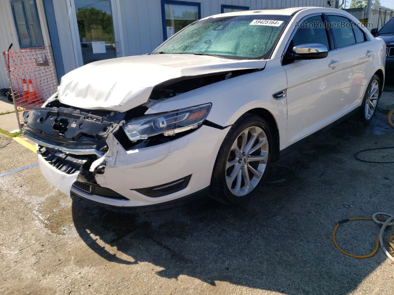 2017 Ford Taurus Limited White vin: 1FAHP2F85HG113913