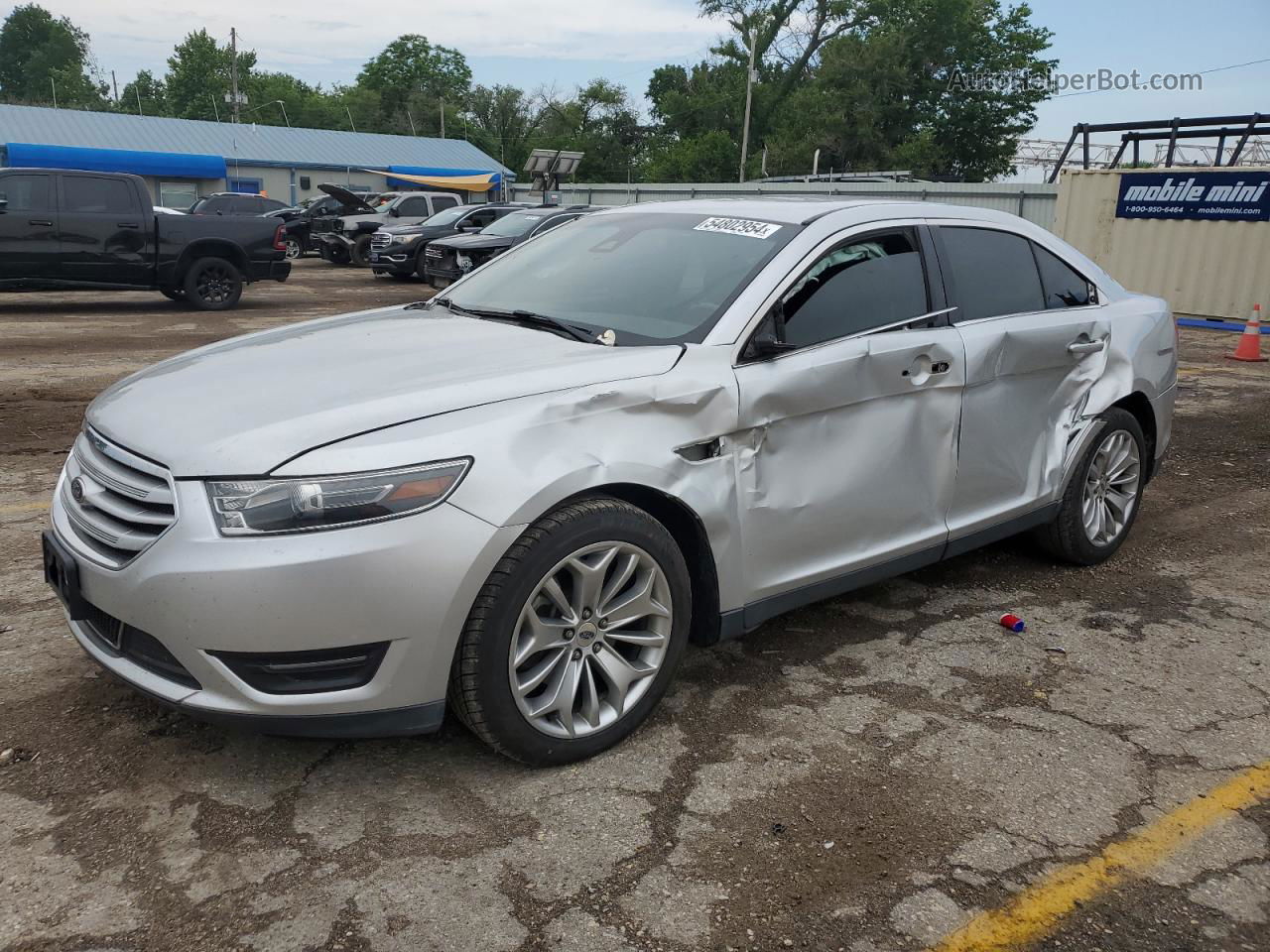 2017 Ford Taurus Limited Silver vin: 1FAHP2F85HG114981