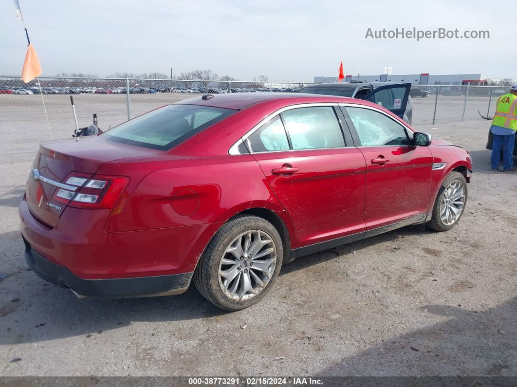 2017 Ford Taurus Limited Бордовый vin: 1FAHP2F85HG121638