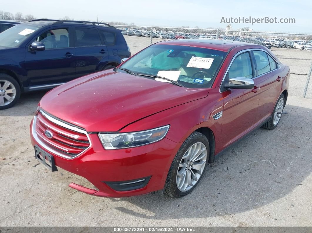 2017 Ford Taurus Limited Бордовый vin: 1FAHP2F85HG121638