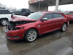 2017 Ford Taurus Limited Burgundy vin: 1FAHP2F87HG111824