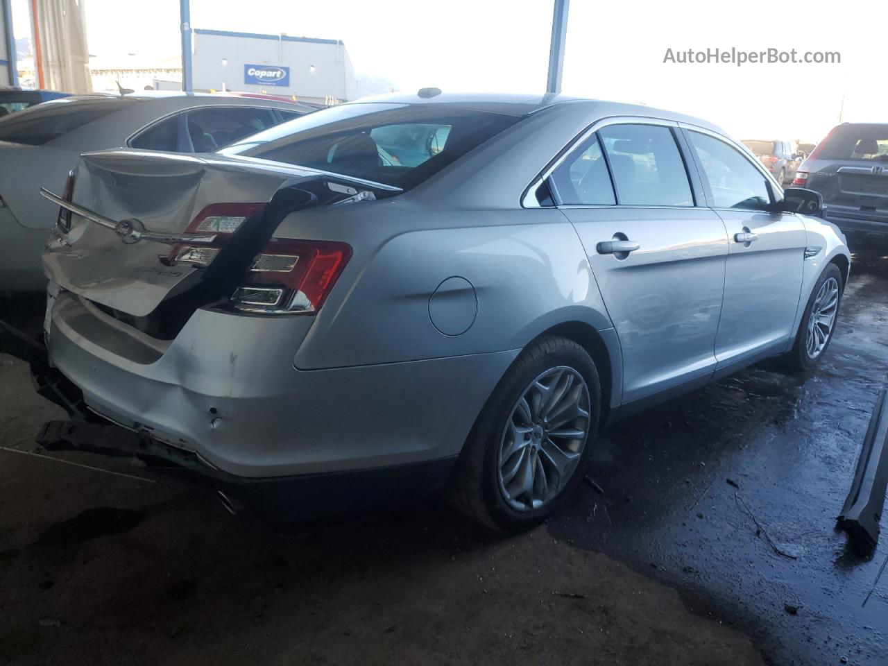 2017 Ford Taurus Limited Silver vin: 1FAHP2F8XHG102406