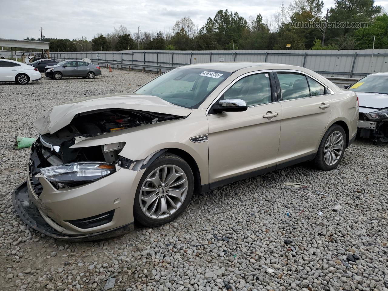 2017 Ford Taurus Limited Золотой vin: 1FAHP2F8XHG103412