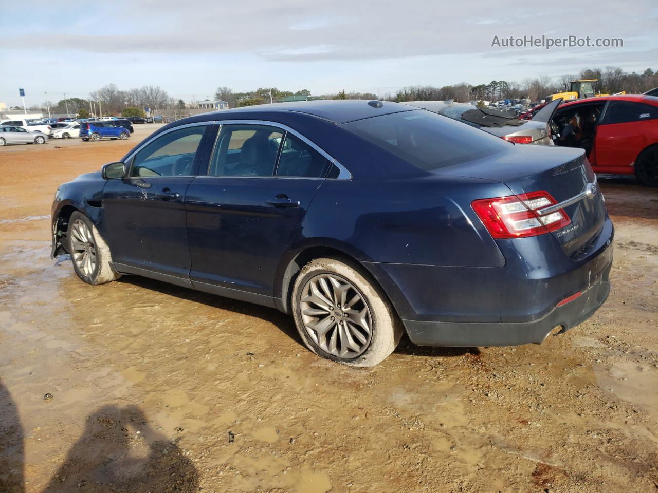 2017 Ford Taurus Limited Синий vin: 1FAHP2F8XHG120954