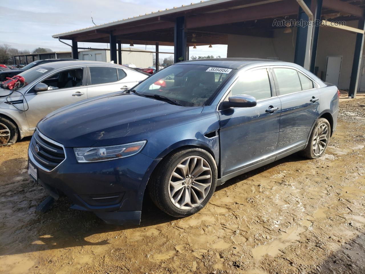 2017 Ford Taurus Limited Синий vin: 1FAHP2F8XHG120954