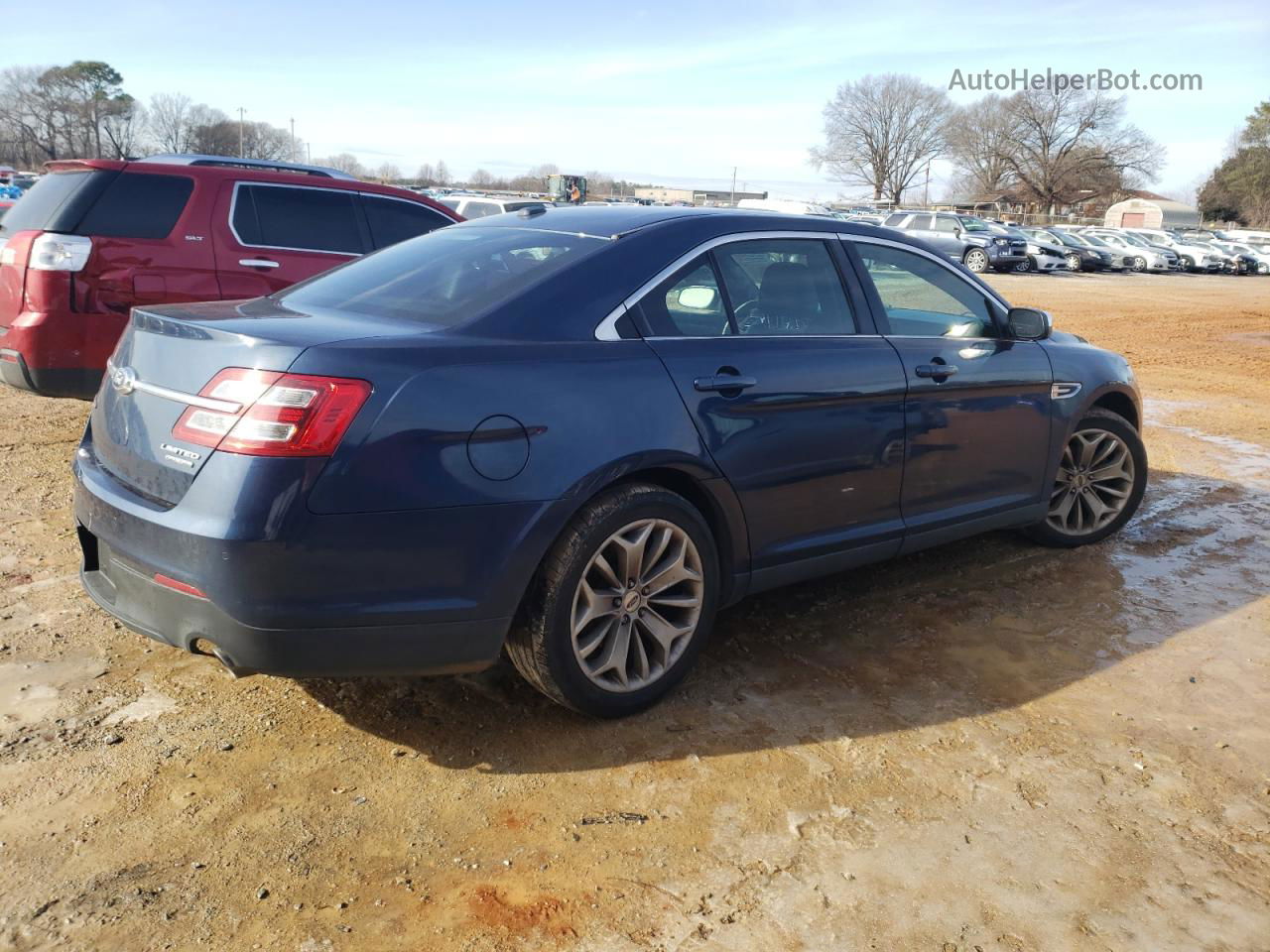 2017 Ford Taurus Limited Синий vin: 1FAHP2F8XHG120954