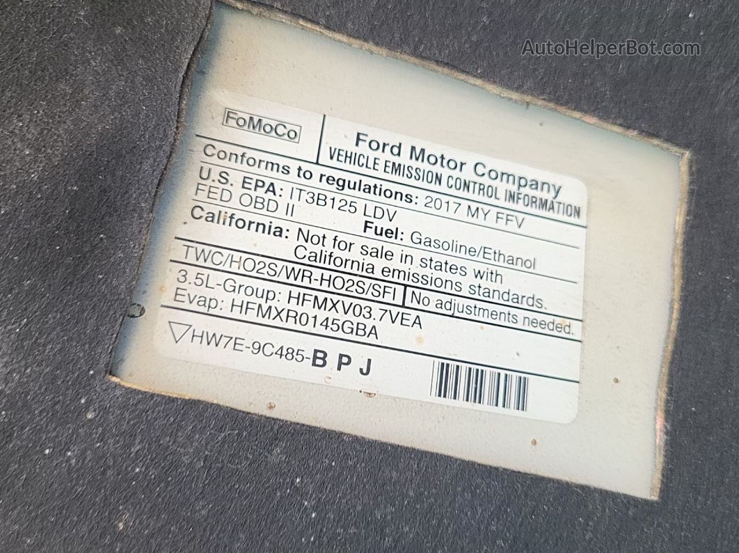 2017 Ford Taurus Sel Unknown vin: 1FAHP2H84HG141635