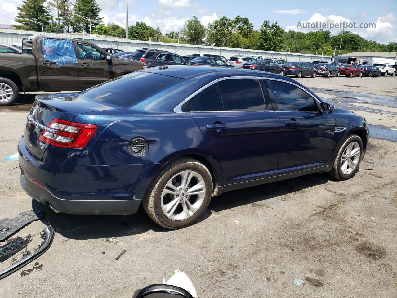 2017 Ford Taurus Sel Blue vin: 1FAHP2H87HG115613