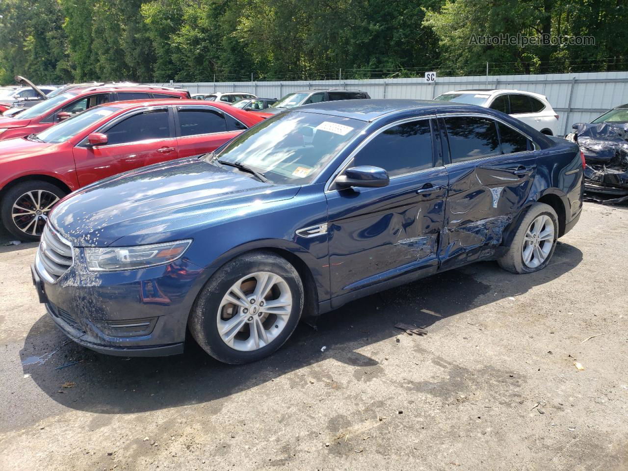 2017 Ford Taurus Sel Blue vin: 1FAHP2H87HG115613