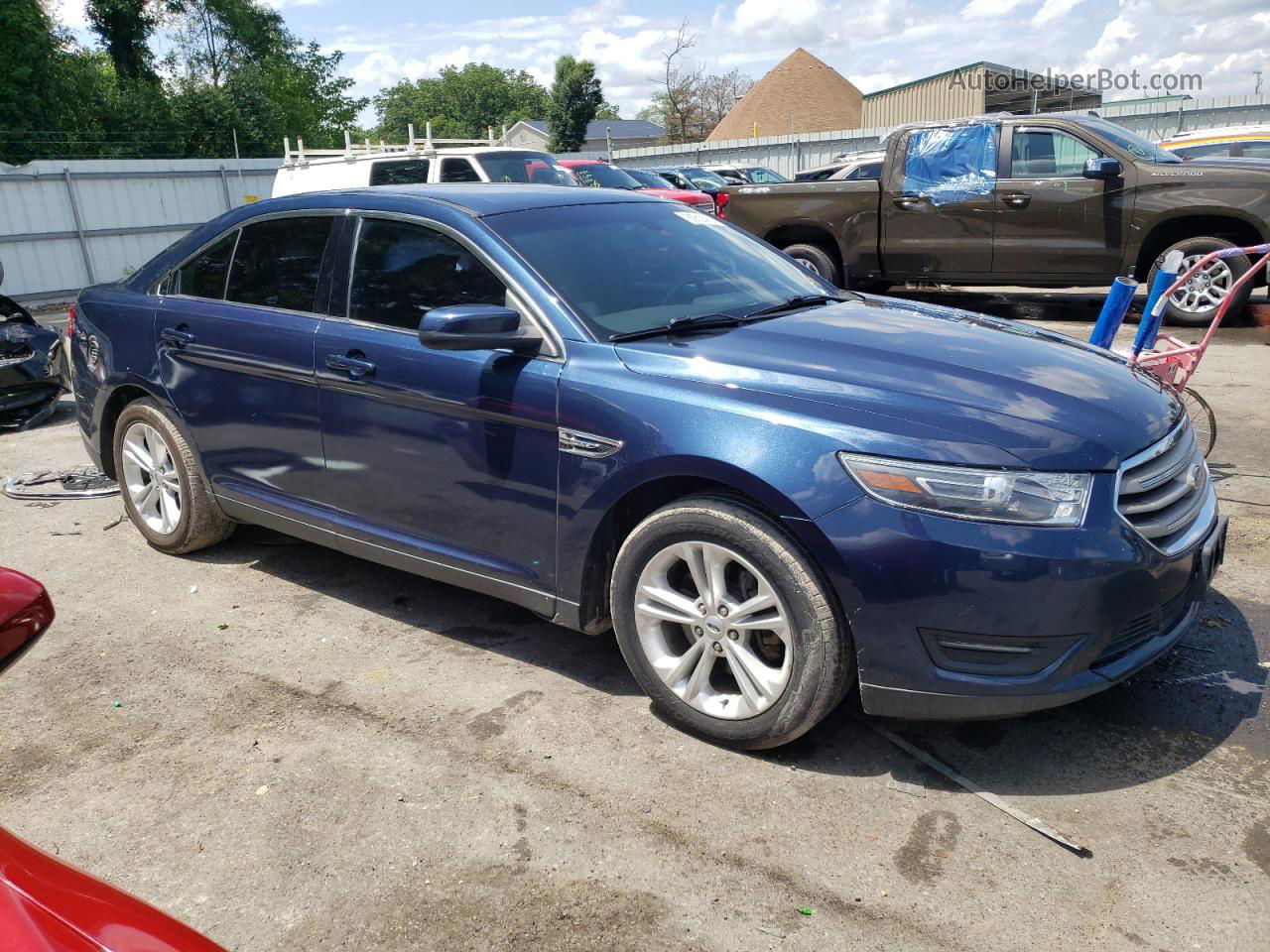 2017 Ford Taurus Sel Blue vin: 1FAHP2H87HG115613