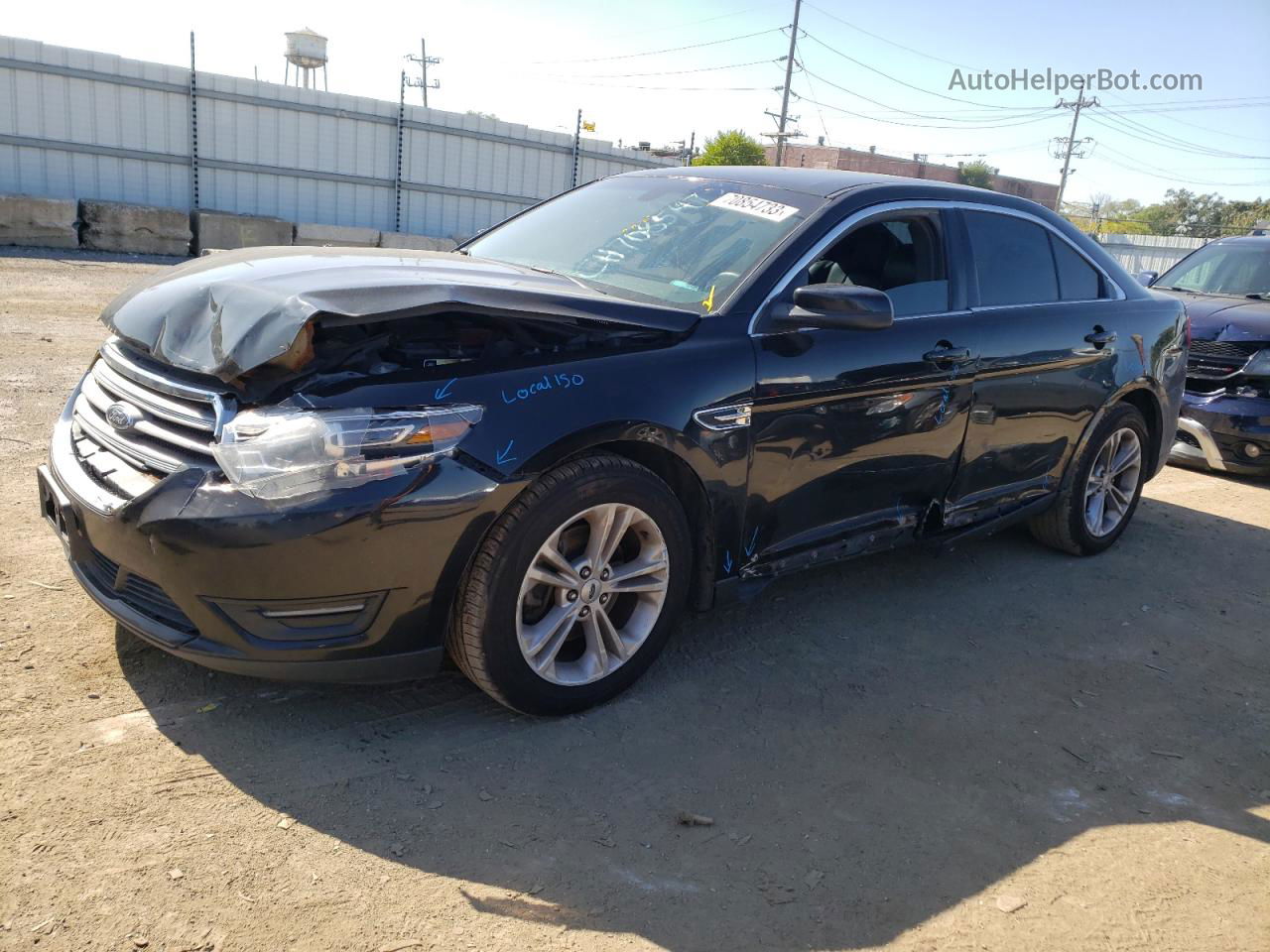 2017 Ford Taurus Sel Черный vin: 1FAHP2H89HG120621