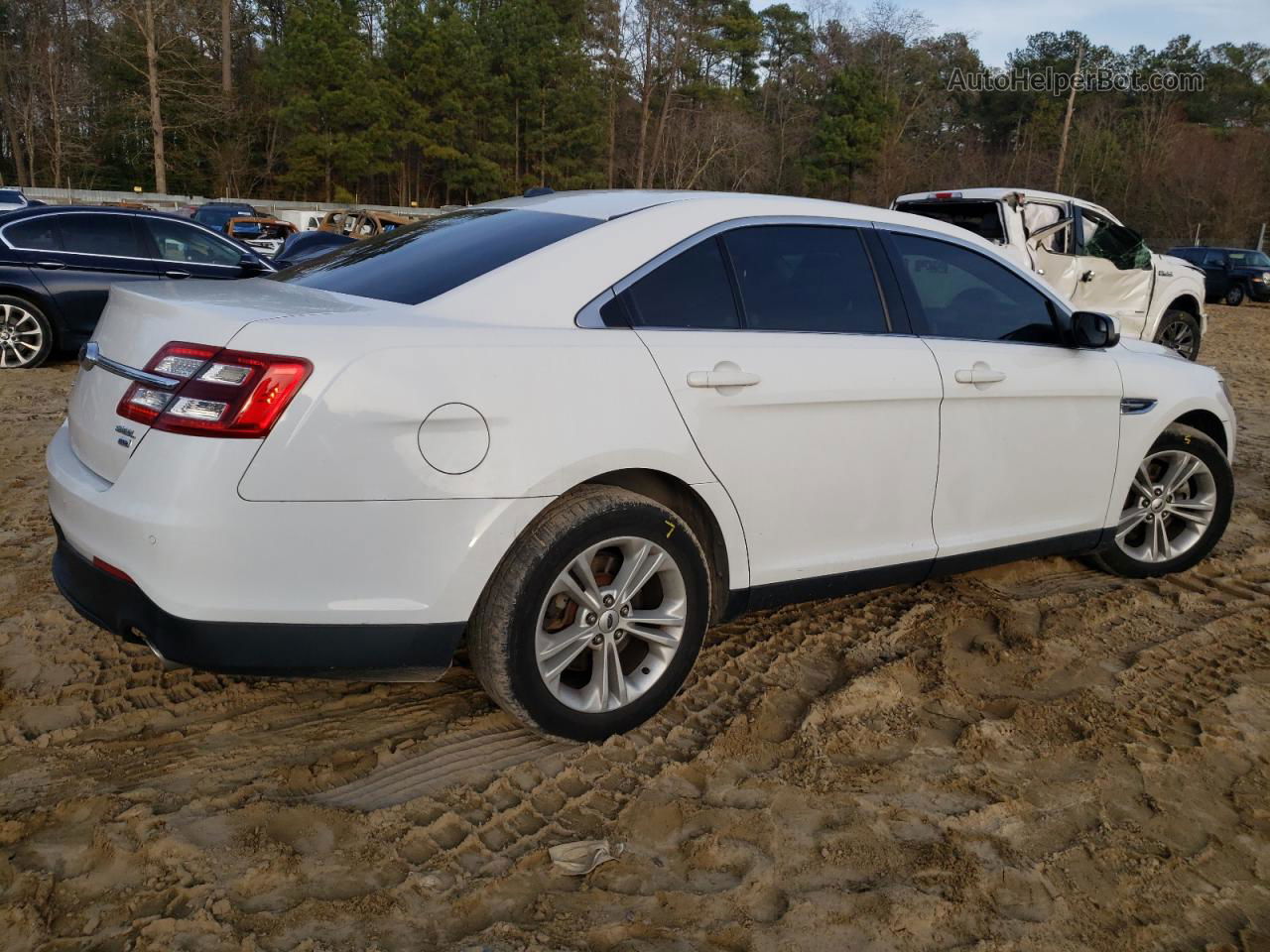 2017 Ford Taurus Sel White vin: 1FAHP2H89HG127035