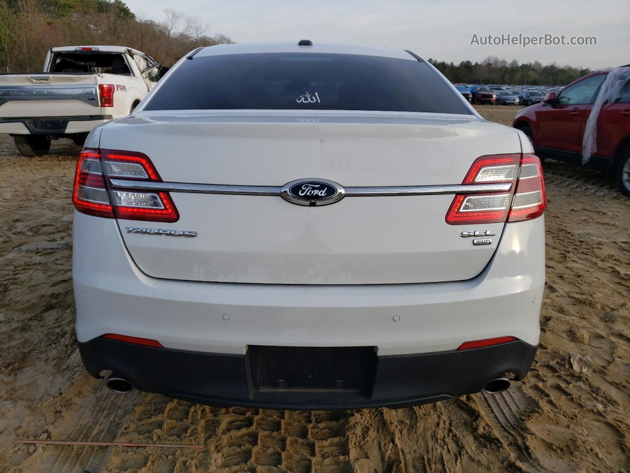 2017 Ford Taurus Sel White vin: 1FAHP2H89HG127035