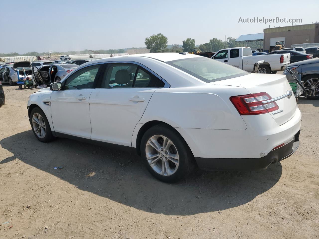 2017 Ford Taurus Sel White vin: 1FAHP2H8XHG113340