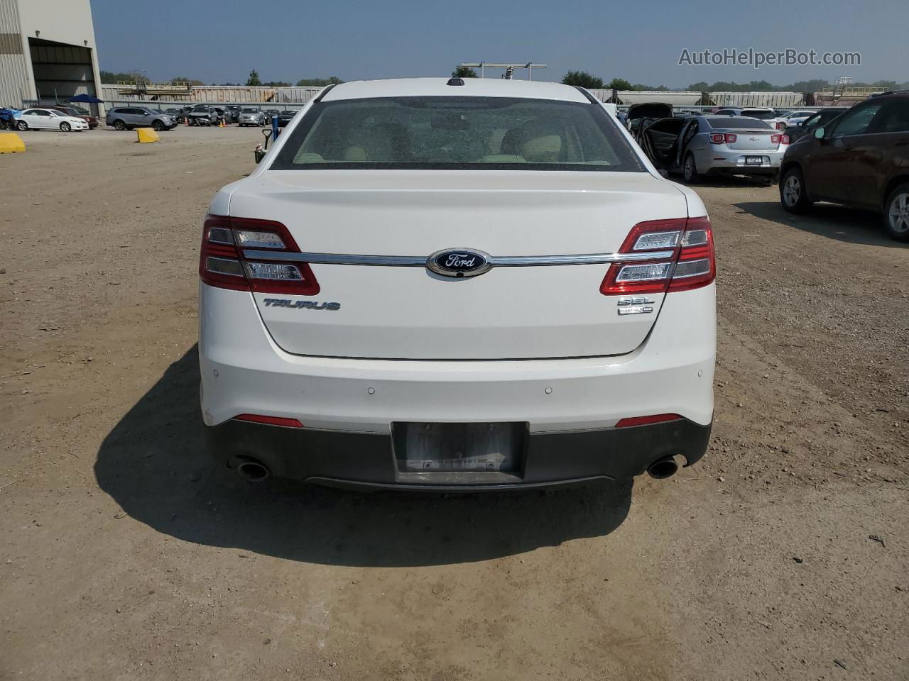 2017 Ford Taurus Sel White vin: 1FAHP2H8XHG113340