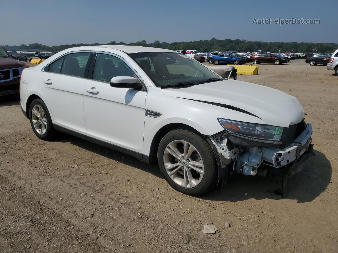 2017 Ford Taurus Sel White vin: 1FAHP2H8XHG113340