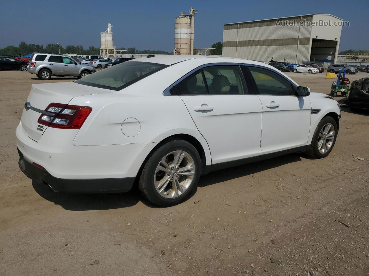 2017 Ford Taurus Sel White vin: 1FAHP2H8XHG113340