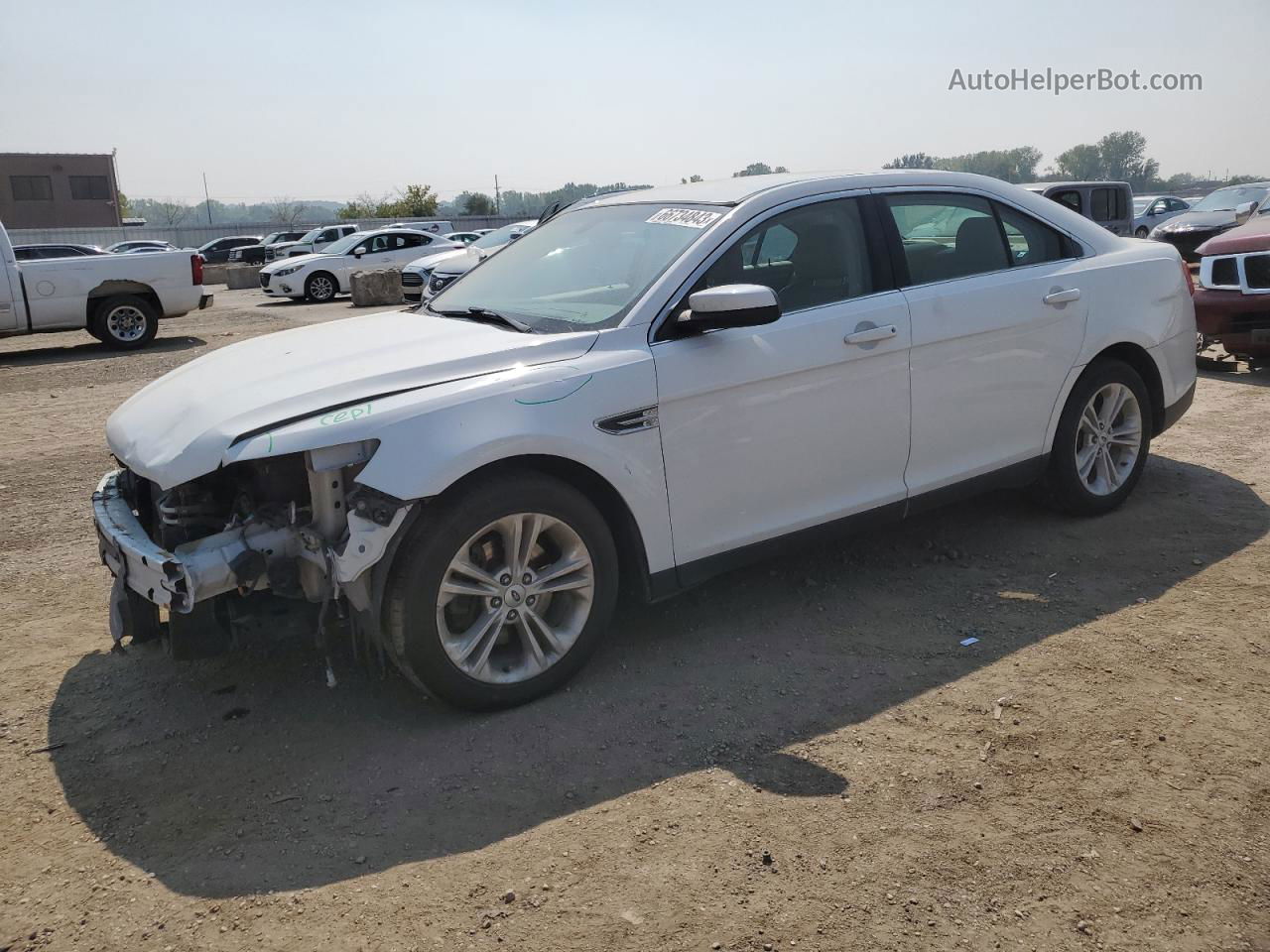 2017 Ford Taurus Sel White vin: 1FAHP2H8XHG113340