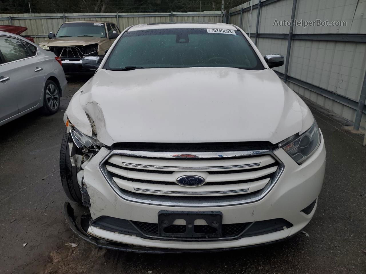 2017 Ford Taurus Limited White vin: 1FAHP2J82HG121992