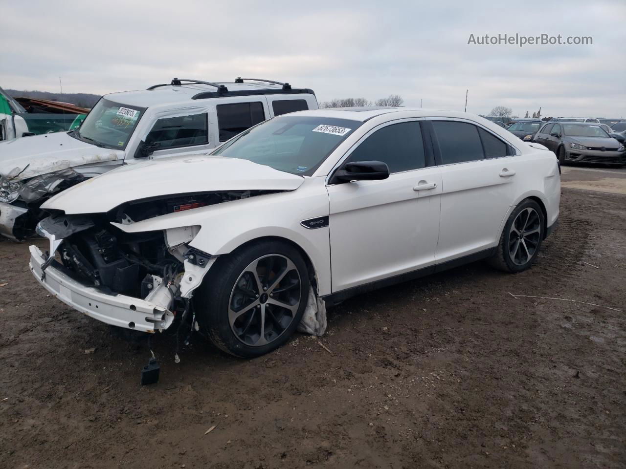 2017 Ford Taurus Sho White vin: 1FAHP2KT6HG135817