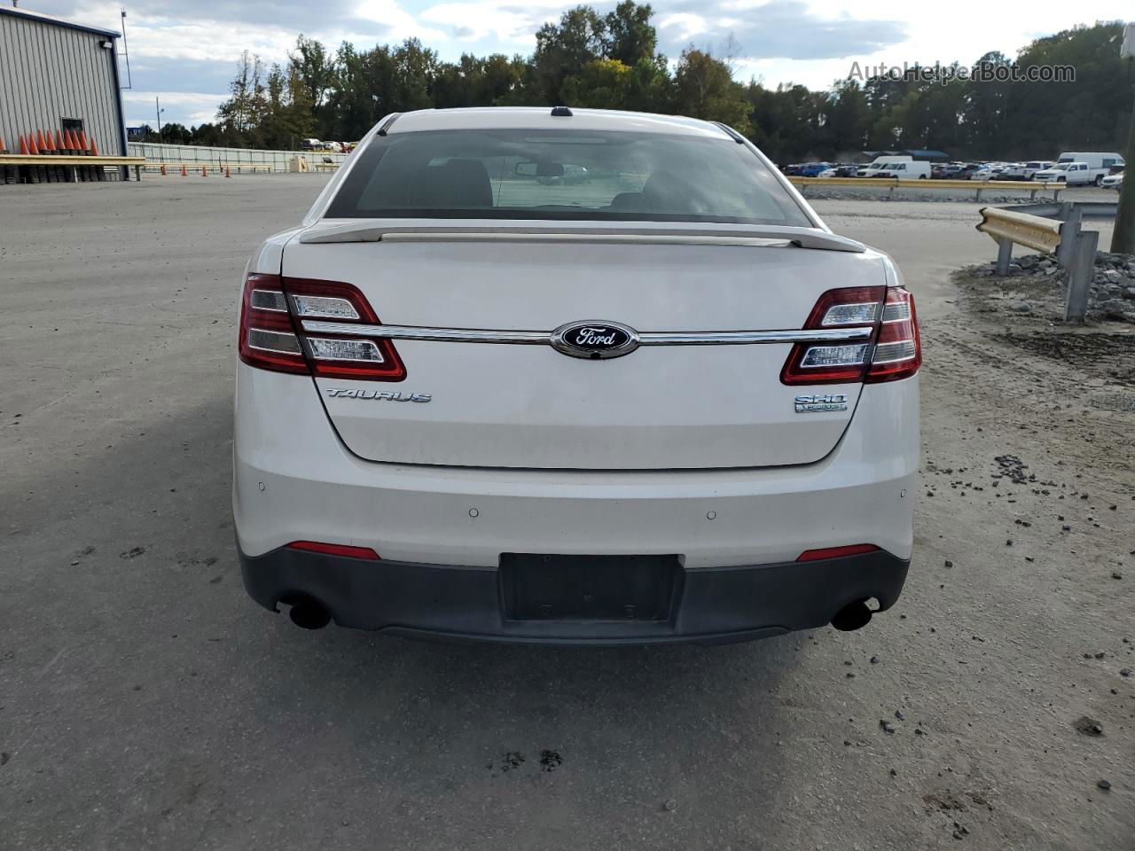 2017 Ford Taurus Sho Белый vin: 1FAHP2KT7HG127340