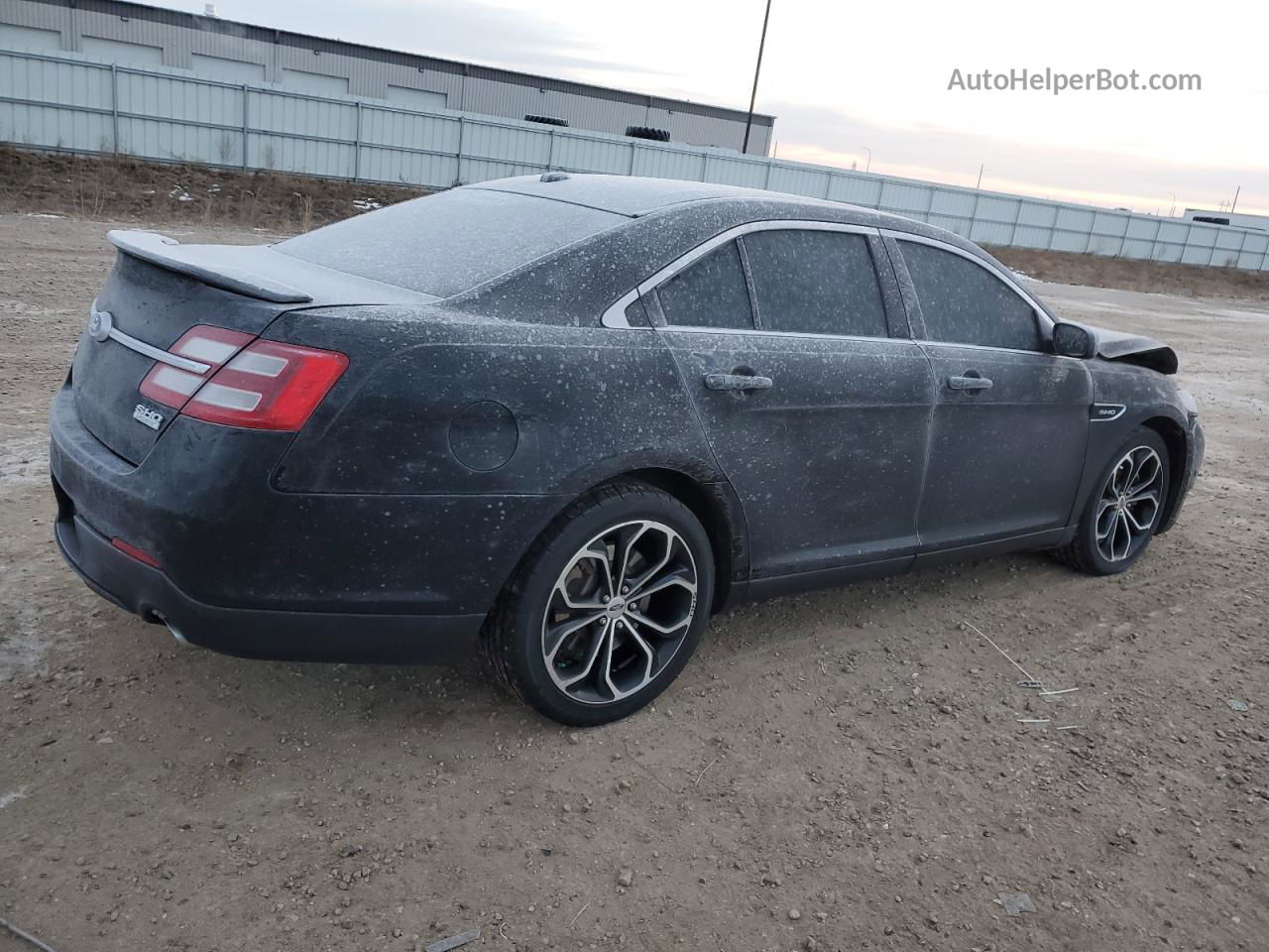 2017 Ford Taurus Sho Черный vin: 1FAHP2KT7HG137673