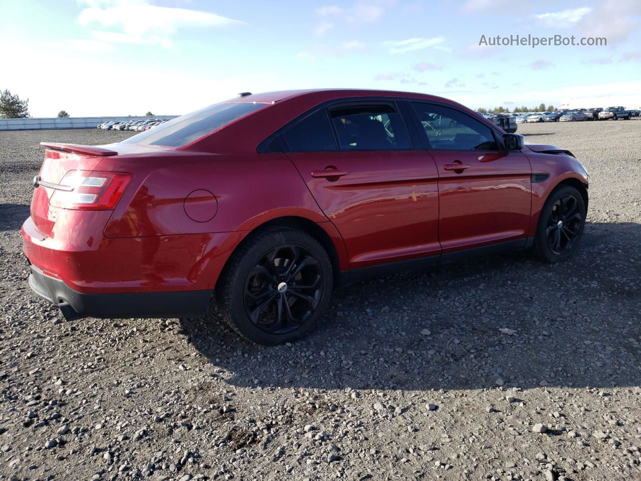 2017 Ford Taurus Sho Red vin: 1FAHP2KT9HG122639