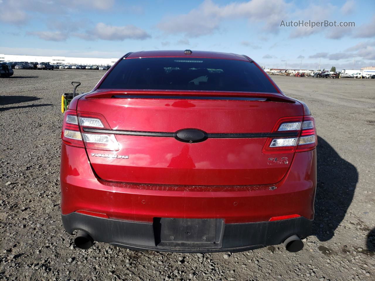 2017 Ford Taurus Sho Red vin: 1FAHP2KT9HG122639