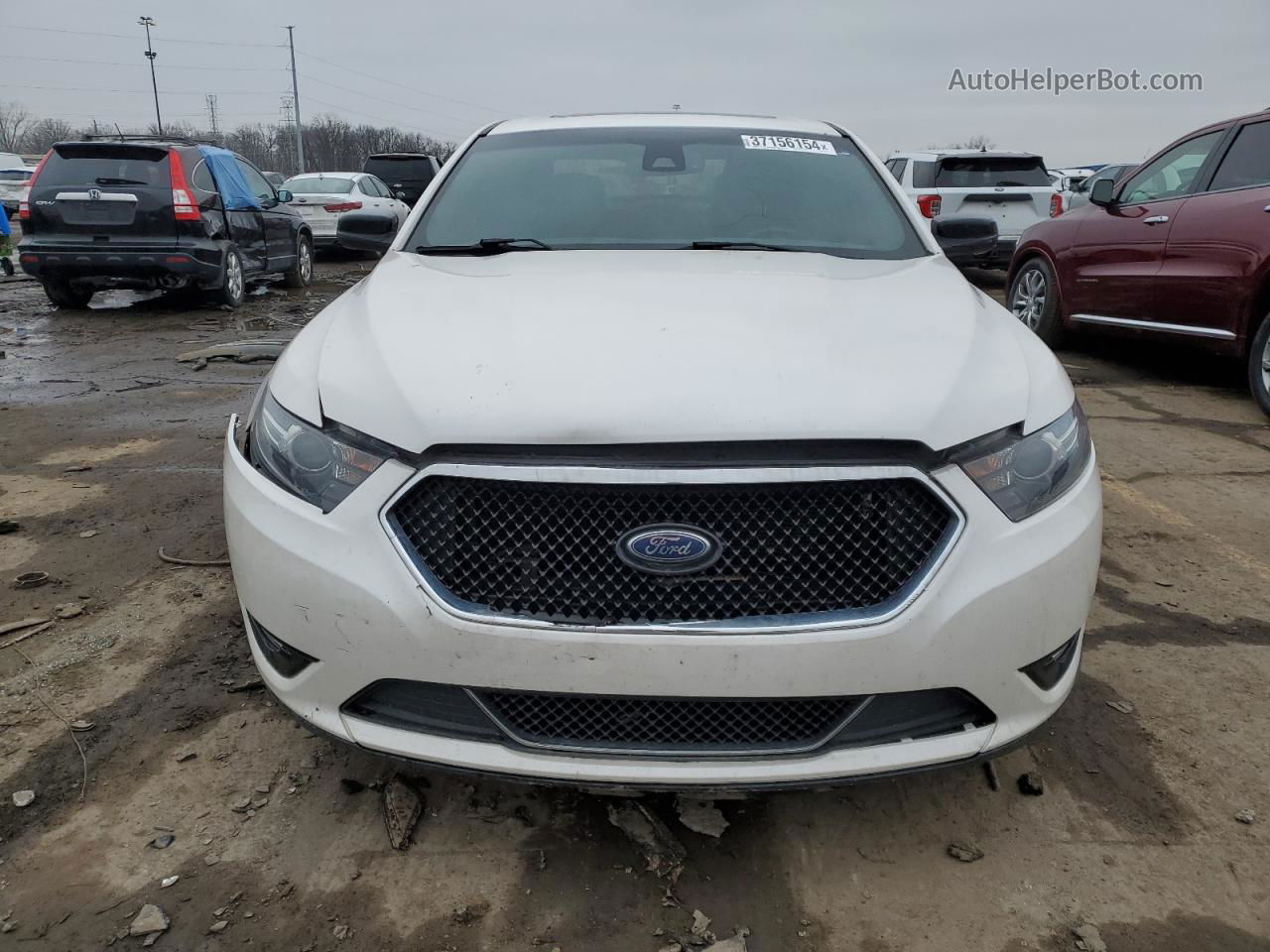 2017 Ford Taurus Sho Белый vin: 1FAHP2KTXHG119670