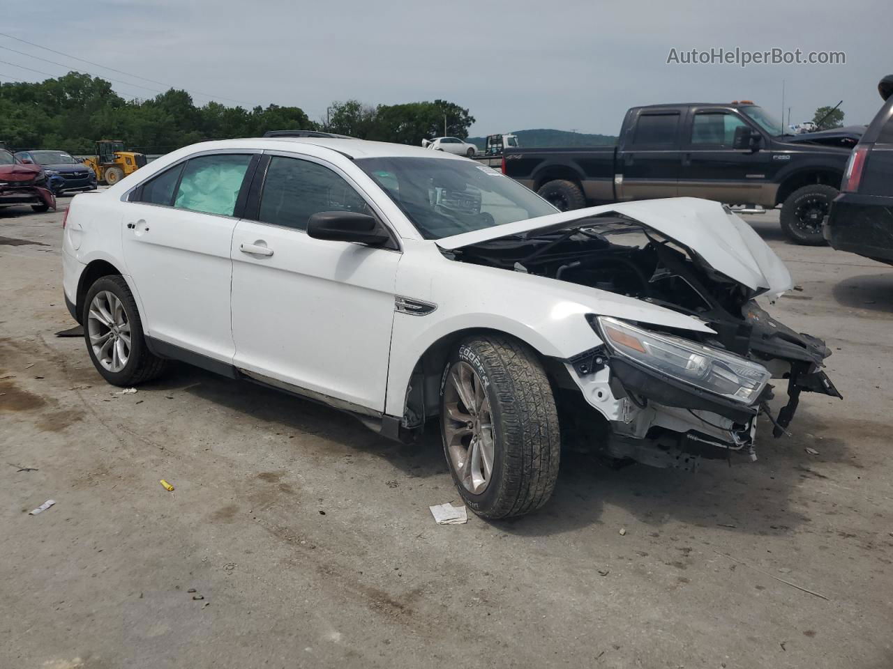 2017 Ford Taurus Police Interceptor White vin: 1FAHP2L81HG117865